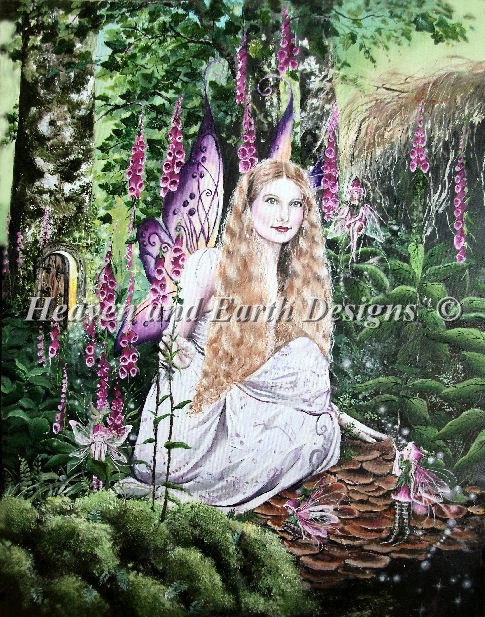 Hannah Titania and The Foxglove Fairies - Click Image to Close